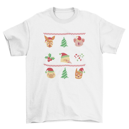 Christmas animals ugly sweater
