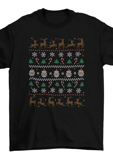 santa and deers