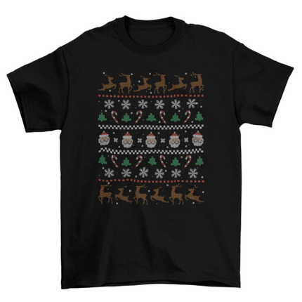 santa and deers