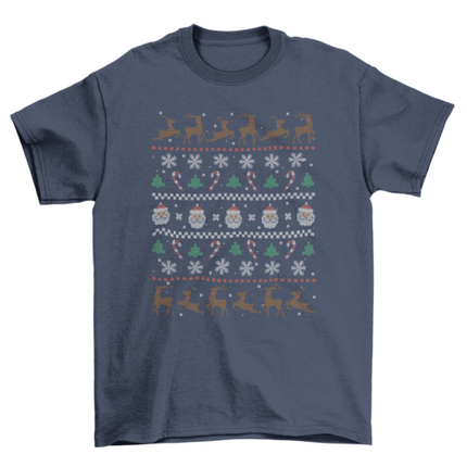 santa and deers