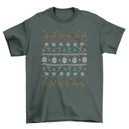 santa and deers