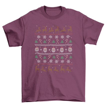 santa and deers