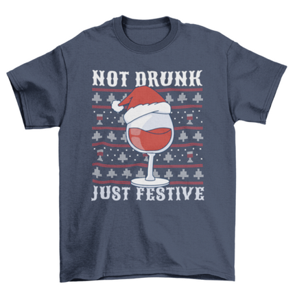 Drunk wine Christmas