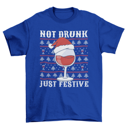 Drunk wine Christmas