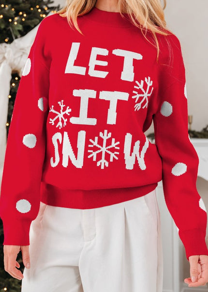 LET IT SNOW Christmas Sweater