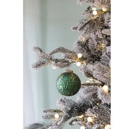 D3.9 Christmas Ball Ornaments, Glass Decorative Hanging Ball Christmas