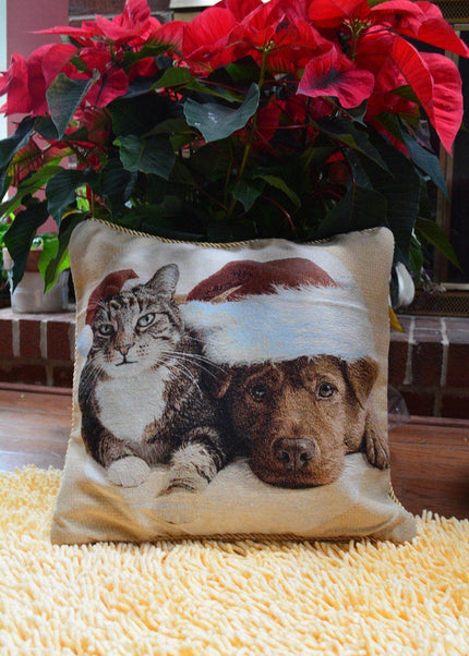 Tache Best Friend Christmas 18 x 18 Inch Throw Pillow Cushion Cover