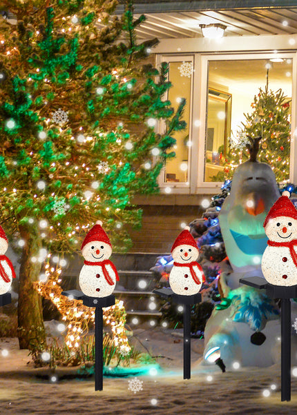 Christmas Snowman Decoration stake light