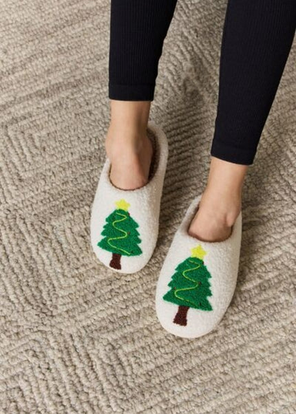 Melody Christmas Tree Slippers