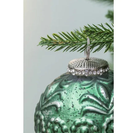D3.9 Christmas Ball Ornaments, Glass Decorative Hanging Ball Christmas