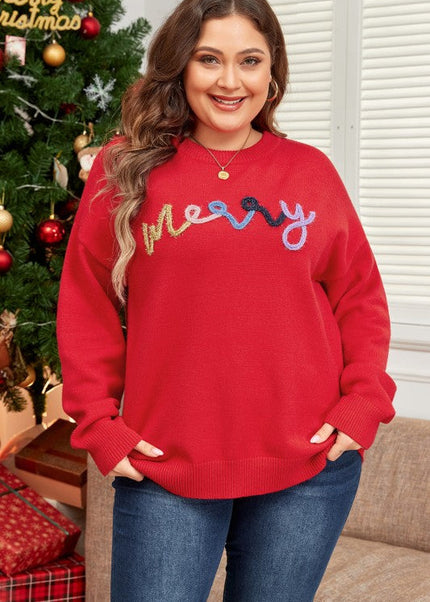 Plus Size Tinsel Drop