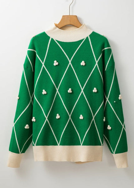 Christmas Geometric Diamond Pom