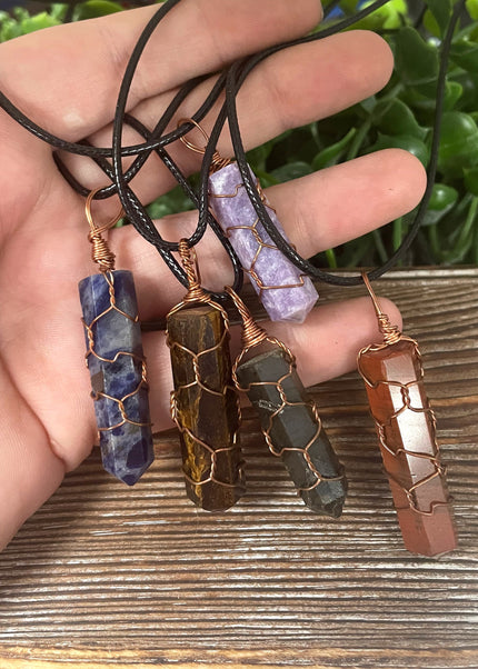Wire Wrapped Crystal Point