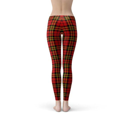 Red Plaid Leggings