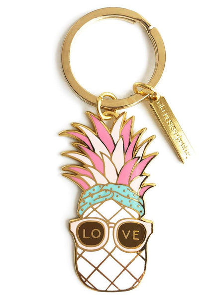 Pineapple Love Keychain