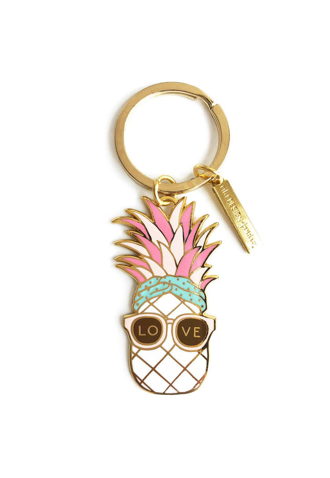 Pineapple Love Keychain