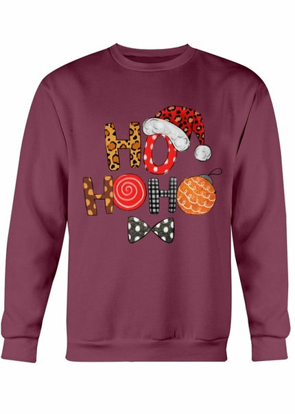 HO HO HO Santa Cap Christmas Sweatshirt