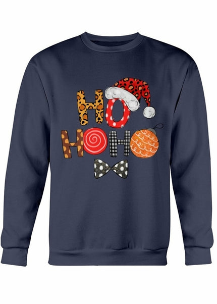 HO HO HO Santa Cap Christmas Sweatshirt