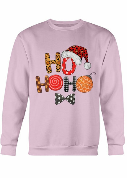 HO HO HO Santa Cap Christmas Sweatshirt