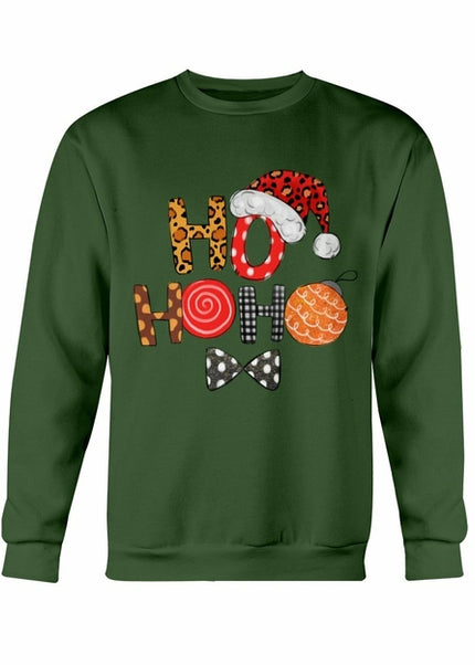 HO HO HO Santa Cap Christmas Sweatshirt