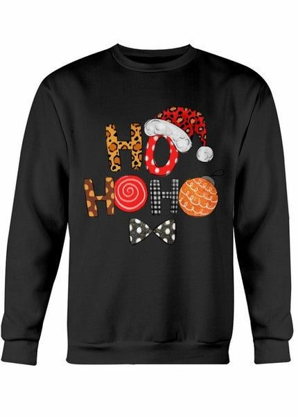 HO HO HO Santa Cap Christmas Sweatshirt