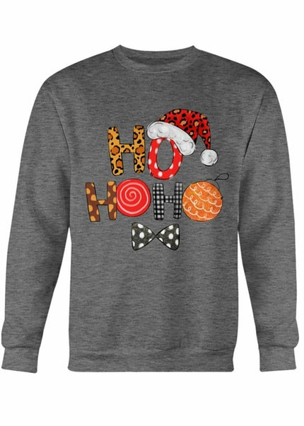 HO HO HO Santa Cap Christmas Sweatshirt